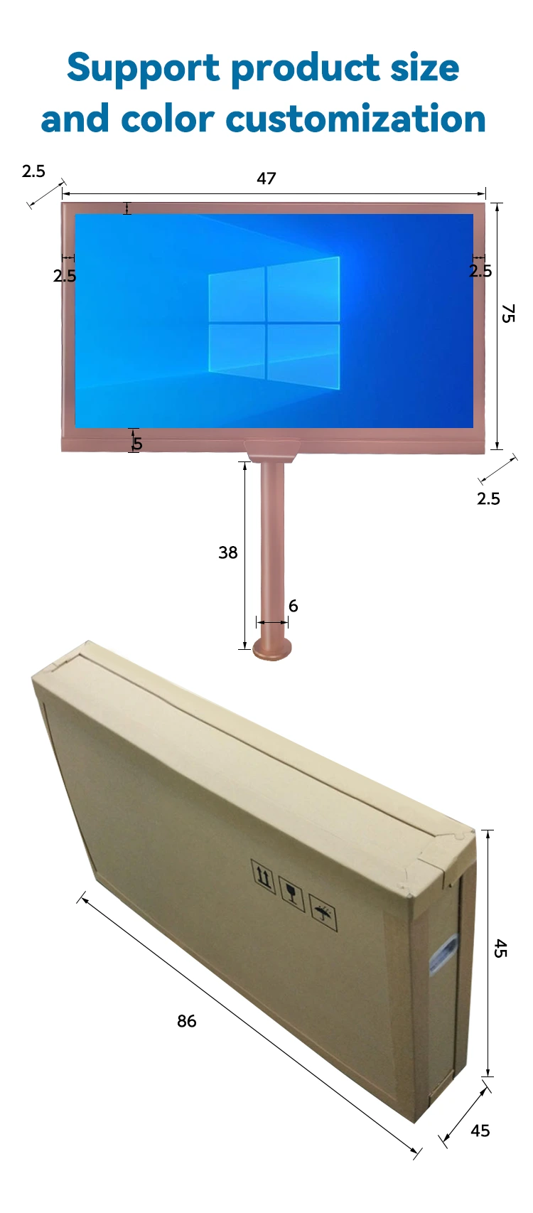 Hot Selling Advertising Display Kiosk Factory Direct Supply for Outdoor Display 4