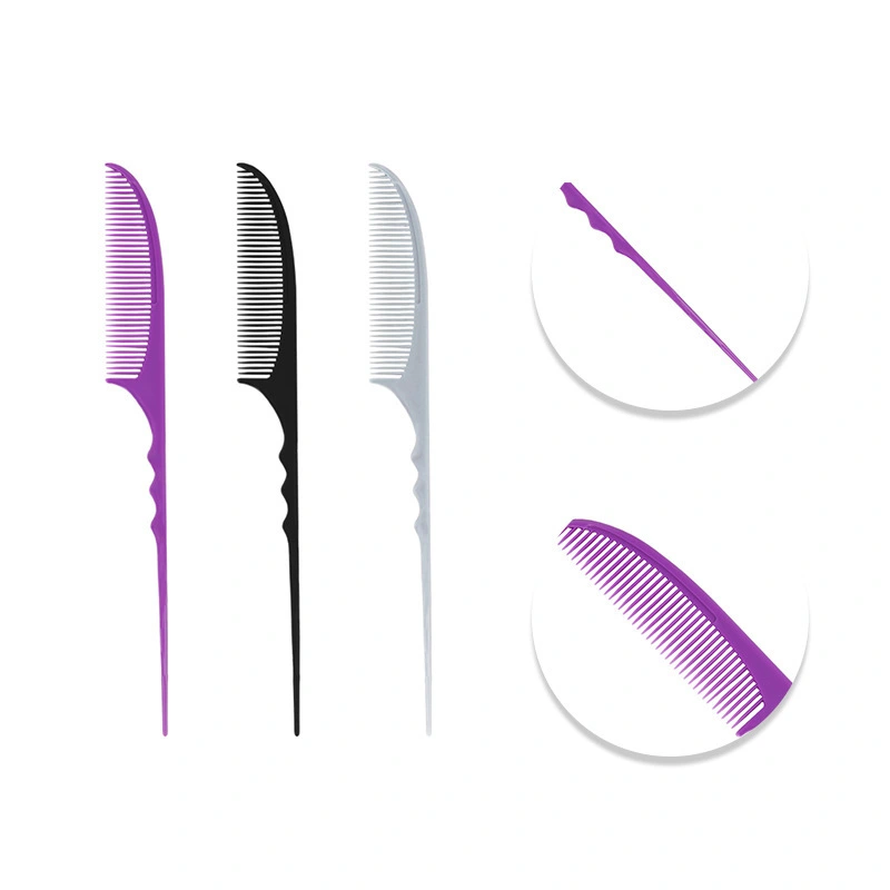 Wholesale Hairdressing Crescent-shaped Tail Comb Hair Cutting Barbershop Combs Straight Hair Make up Dyeing Comb 1
