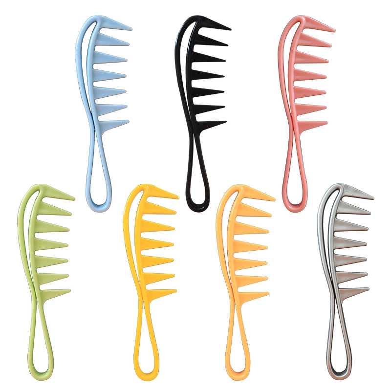 Multi-Purpose Hair Combs With wide Teeth Vintage Side Clips Daily Use Girl Hair Accessories-Black Comb 1