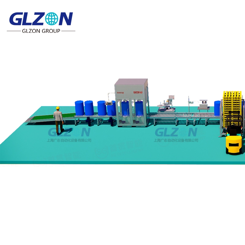 200L fully automatic capping and filling line (multi-station) 1