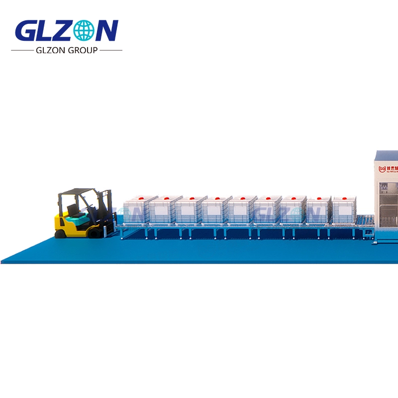IBC ton barrel fully automatic multifunctional filling production line 1