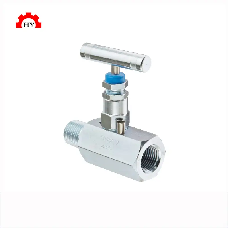 Válvula de aguja de rosca hembra macho de cuerpo hexagonal HY 3000 PSI 6000 PSI 1