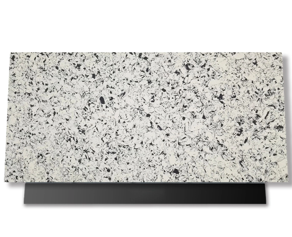 AllandCabinet Kitchen Cabinet Countertop Design Ink Plant Quartz Stone Countertop For Kitchen Cabinet and Bathroom 1