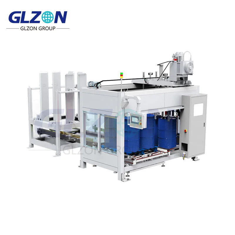Transfer and palletizing machine 1