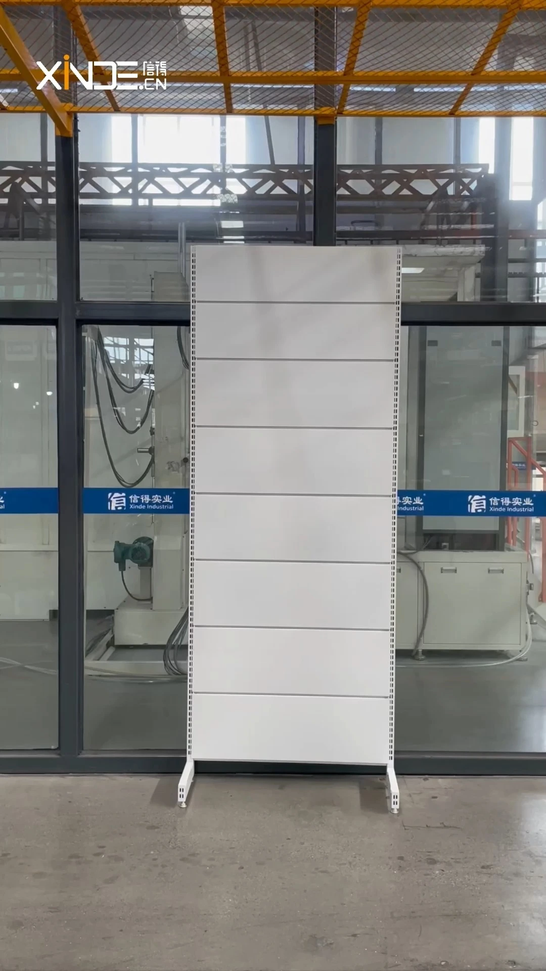 Estante de estantería de soporte de pantalla de metal Xinde para supermercado 1