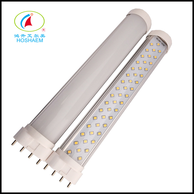 Fabricante de la lámpara de la luz 120lm/W 2G11 4pin AC85-265V 6W-30W LED del tubo de Hongsheng HOSHAEM PL LED LED 6