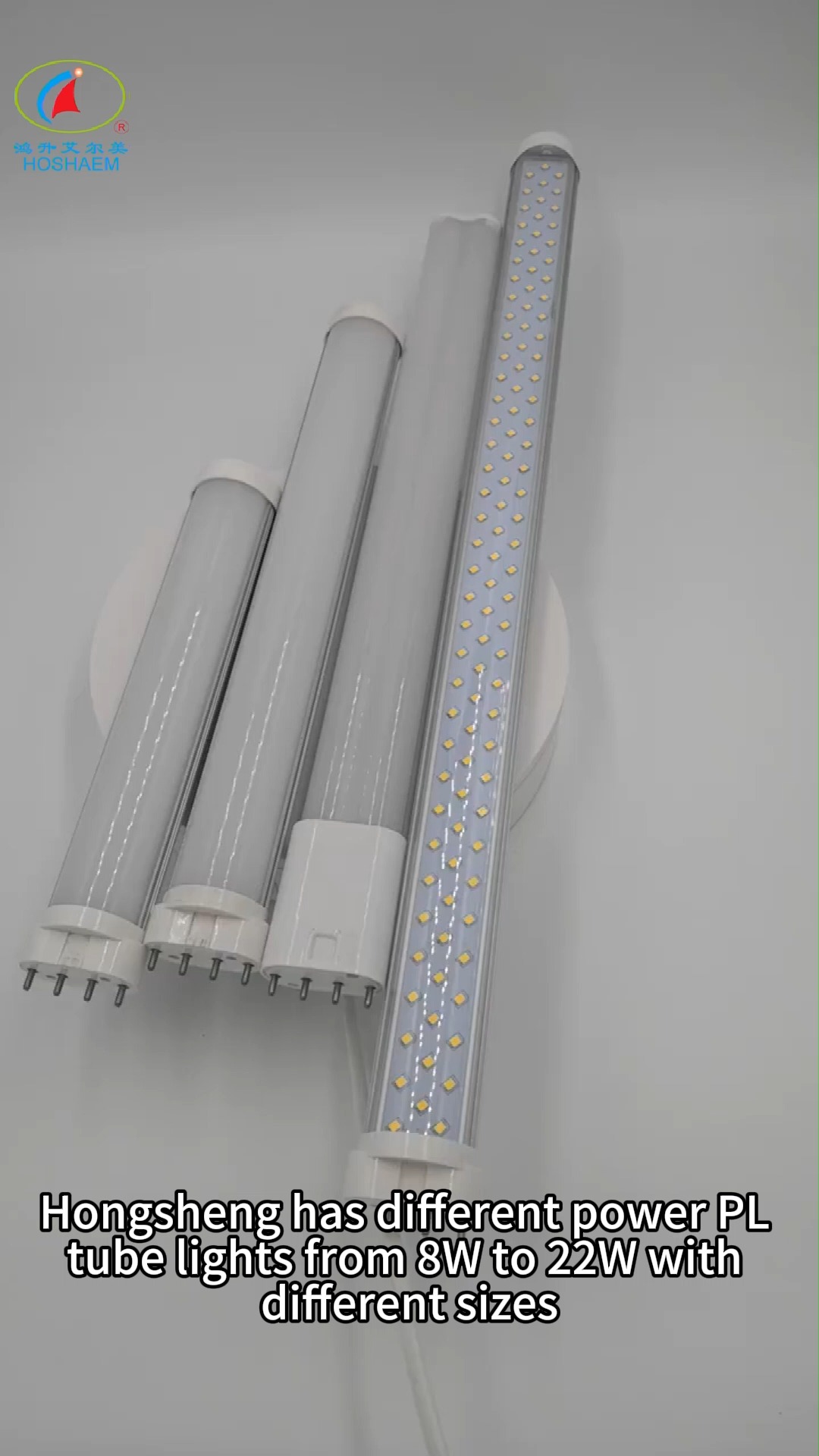 Fabricante de la lámpara de la luz 120lm/W 2G11 4pin AC85-265V 6W-30W LED del tubo de Hongsheng HOSHAEM PL LED LED 1