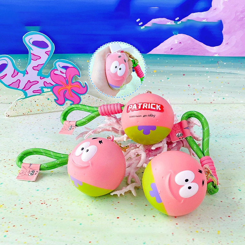 SpongeBob SquarePants cartoon authorised keychain pendant series Patrick Star basketball fun toys 1