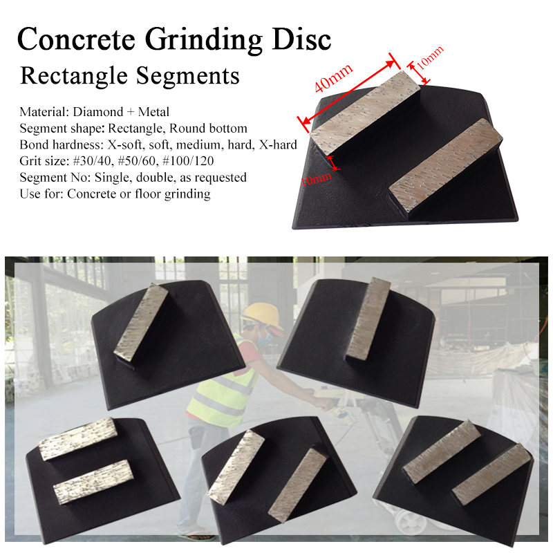 Johnson Tools Metal Bond Diamond Grinding Plate for Concrete Floor Renewing Grinding 7