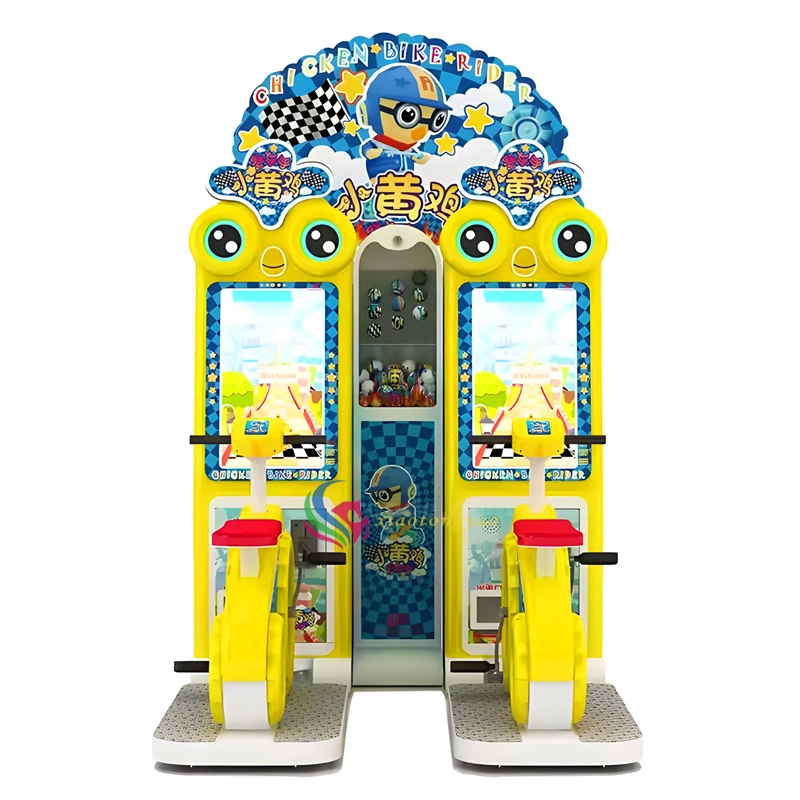 Coin operated bicycle, fitness exercise bike, video game arcade, children's racing game console 1