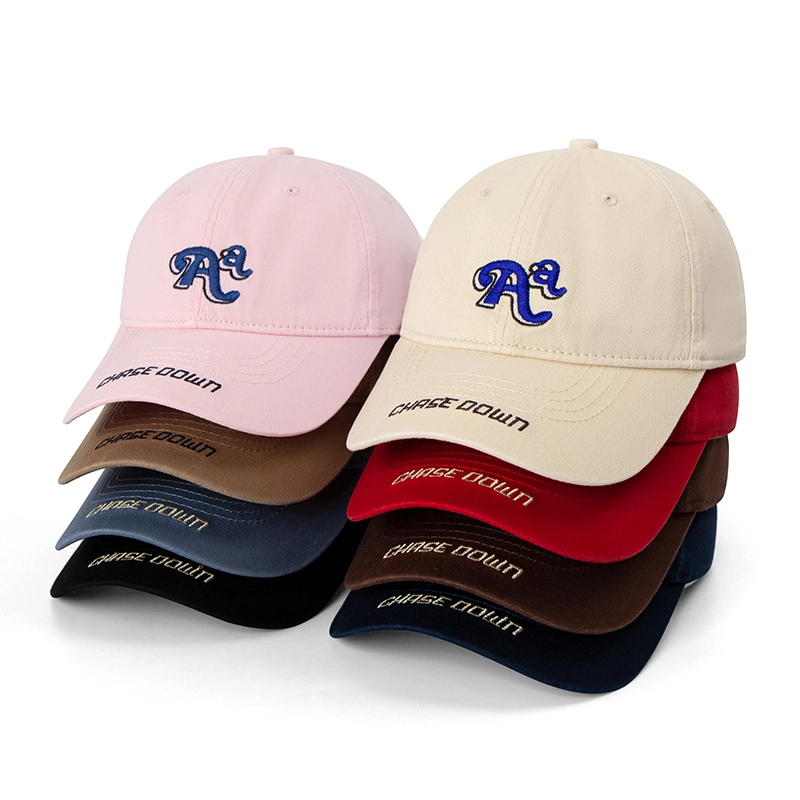 Cappello da papà regolabile in cotone ricamato a 6 pannelli multicolor per esterni 1