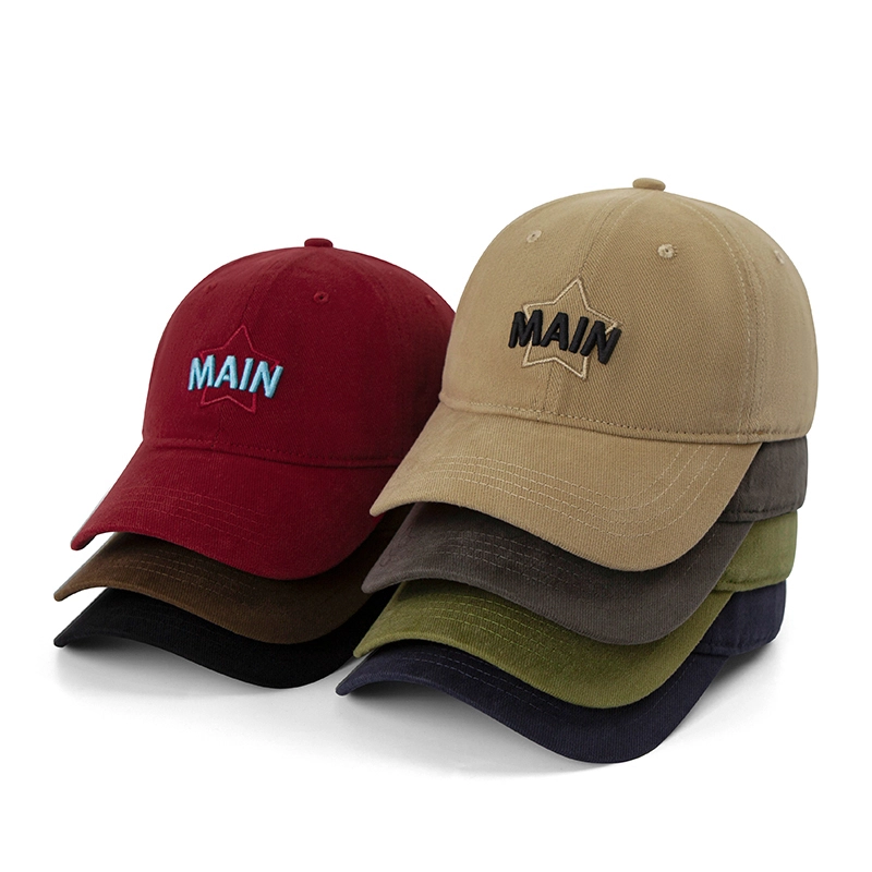 Surname Soft Cotton Unstructured Embroidered Dad Hat Curved Peak Baseball Cap 1