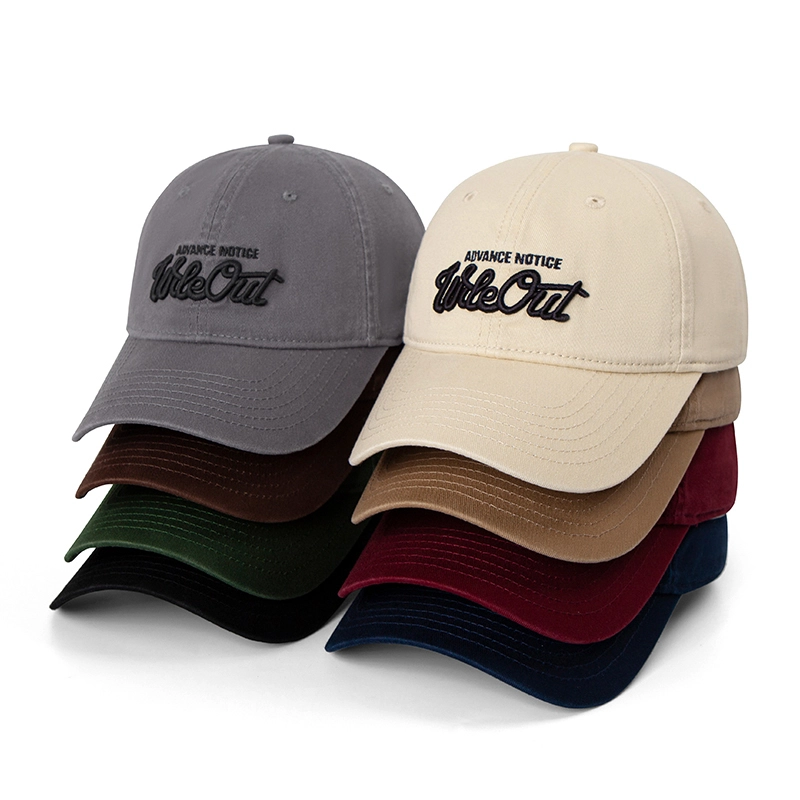 Cappello Golf Dad Cap ricamato in cotone destrutturato a 6 pannelli 1