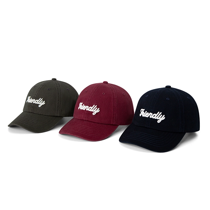 Casquettes de baseball pour hommes Lettre brodée Chapeau de papa en coton doux pour les femmes 1
