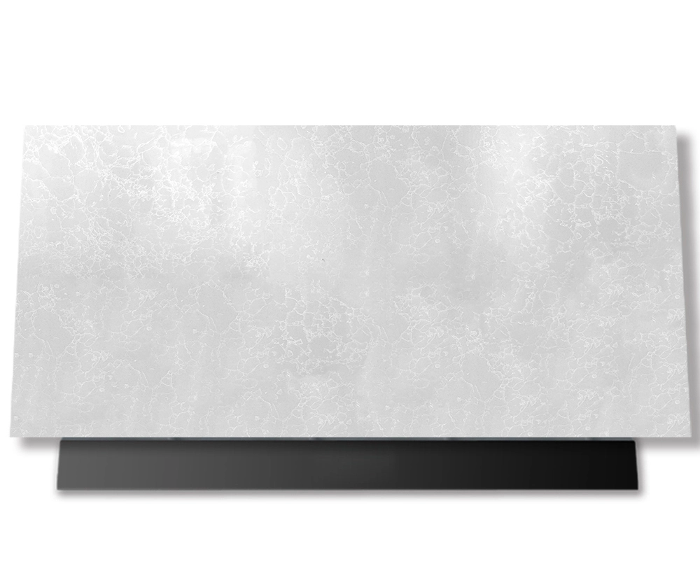 AllandCabinet Jade Quartz Stone Countertop For Residential Kitchen Cabinets 1