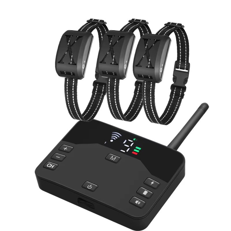 2 in 1 Pet outdoor wireless electronic fence remote control dog trainer  collar 1