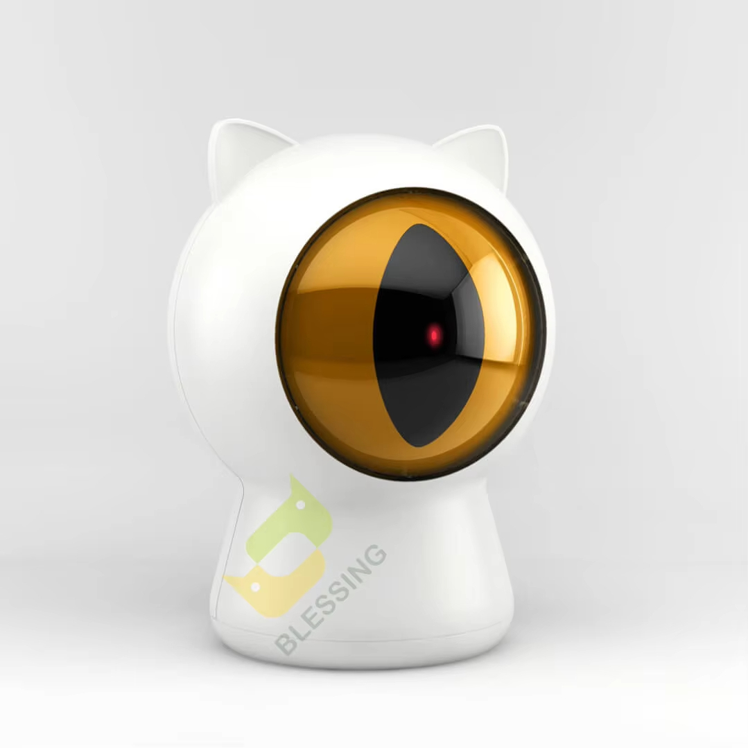 Juguetes electrónicos automáticos para mascotas, juguetes interactivos con láser para gatos con aplicación de Control inteligente, juguete láser para gatos 1