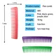 Artisans Types of Hair Brushes Purple，Green，Black，Rose Red Types of Hair Brushesbest Supplier 3