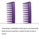 Artisans Types of Hair Brushes Purple，Green，Black，Rose Red Types of Hair Brushesbest Supplier 5
