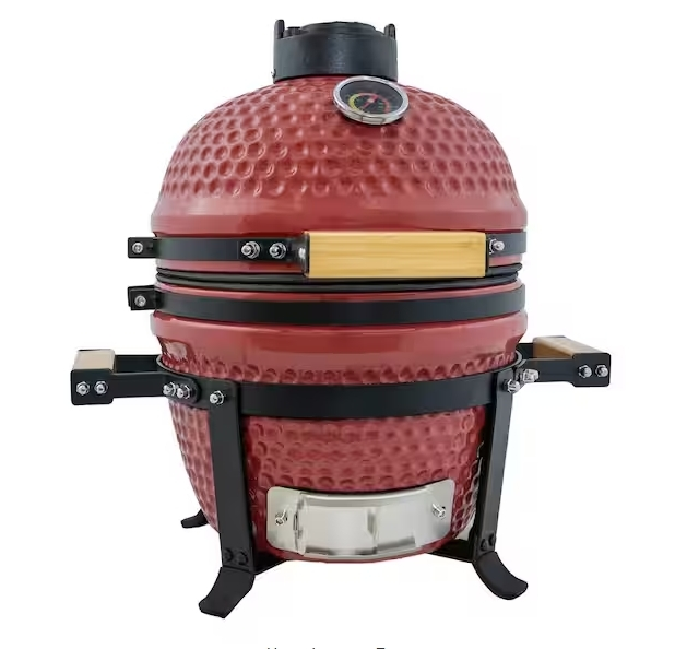 MCD 13 pouces forme d'oeuf Kamado grill usine ventes directes cuisine extérieure barbecue grill four à pizza barbecue au charbon de bois 1