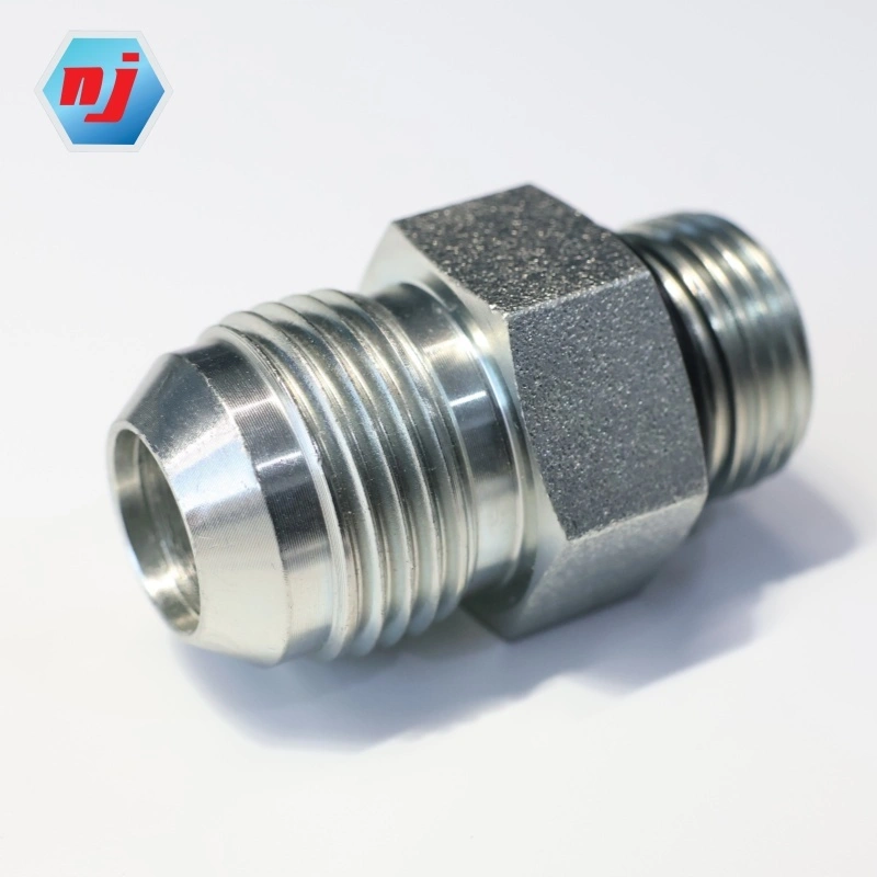 Adattatore idraulico NJ JIC dritto maschio a ORB maschio 6400 1