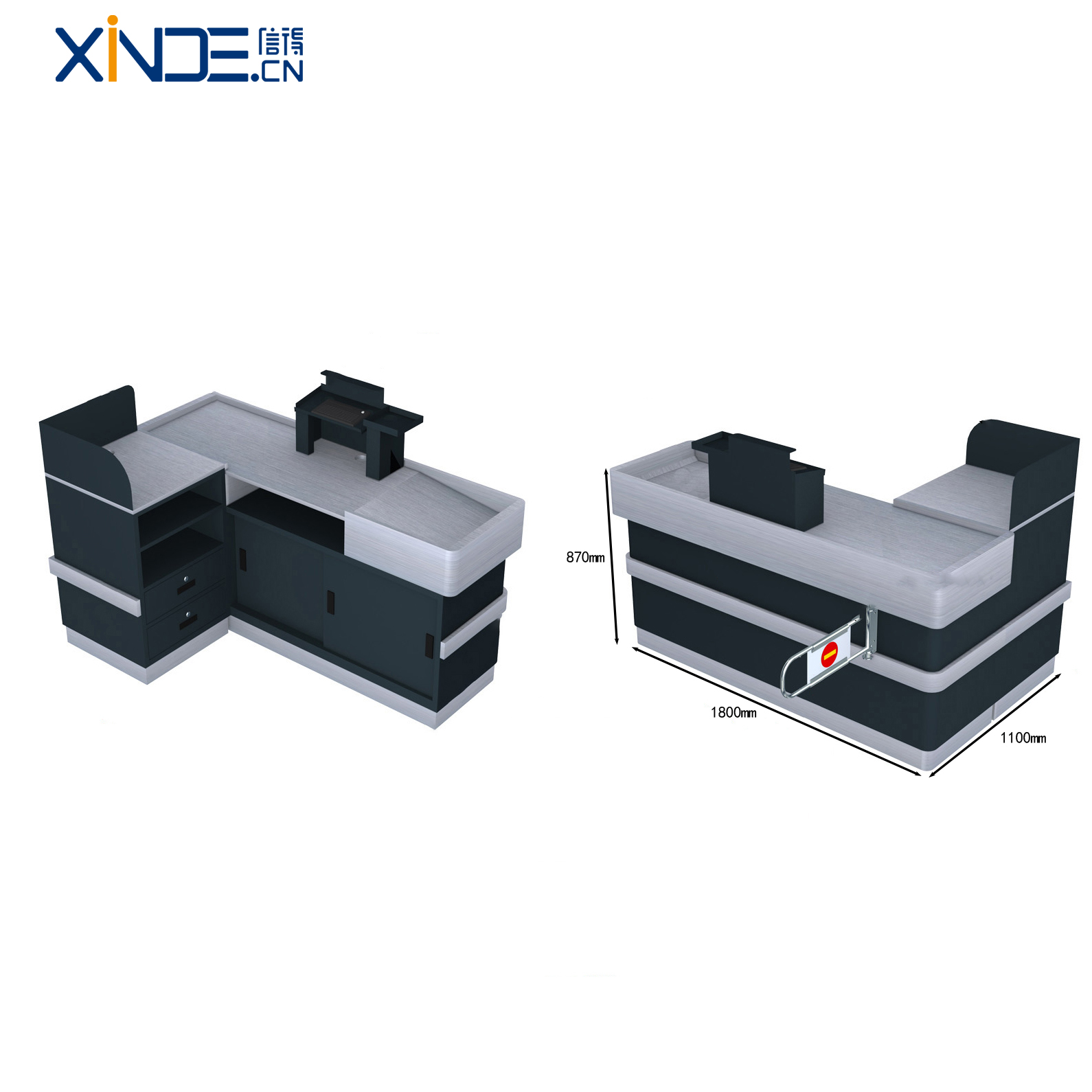 Кассы супермаркета XINDE 1