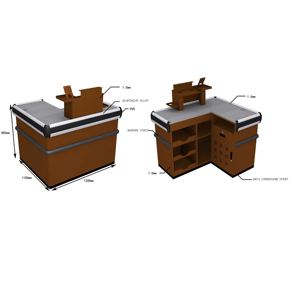 Wholesale Grocery Checkout Counter Factory 6