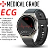 Unisex Smart Watch with Apps round Shape Heart Rate Monitor Smart Watch Medical Grade Level Smart Watch with PPG ECG 2
