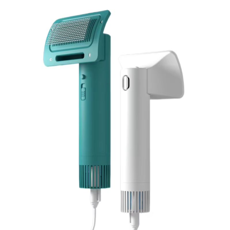 WHITE-ZEGEND Hoge Kwaliteit Pet Grooming Föhn Borstel Kat Hond Multifunctionele Blow Hair Remover Droger Kam 1