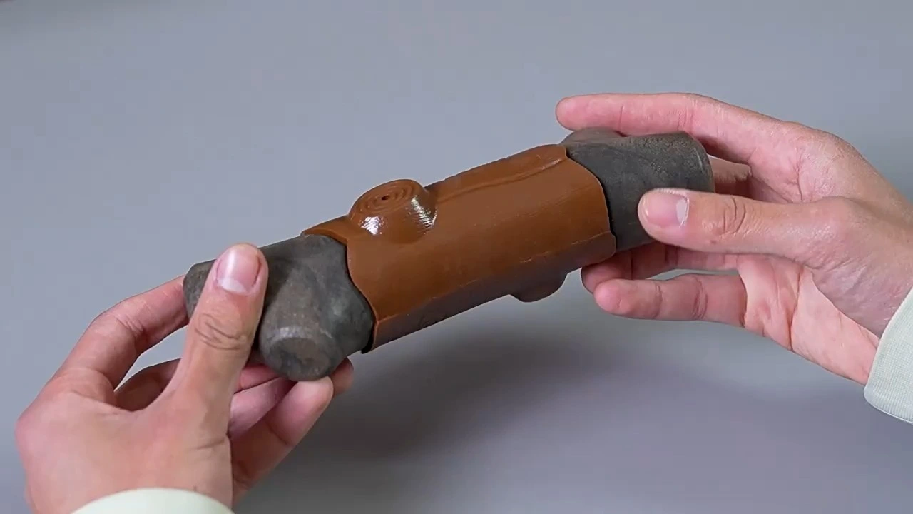 Forme de brindille Super résistant aux morsures forme d'os croquant nettoyage dentition meilleurs jouets pour chien de compagnie avec des plastiques-Xinchen 1