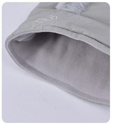 Face Mask Neck Integrated Plush Windproof Outdoor Hat 13