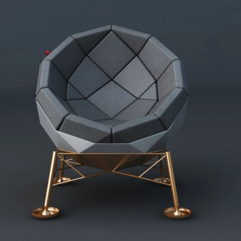 Creative Alien Space Chair Apollo Chair Designer Multi angle Carbon Fiber Shell Lunar Chair Leisure Chair 1