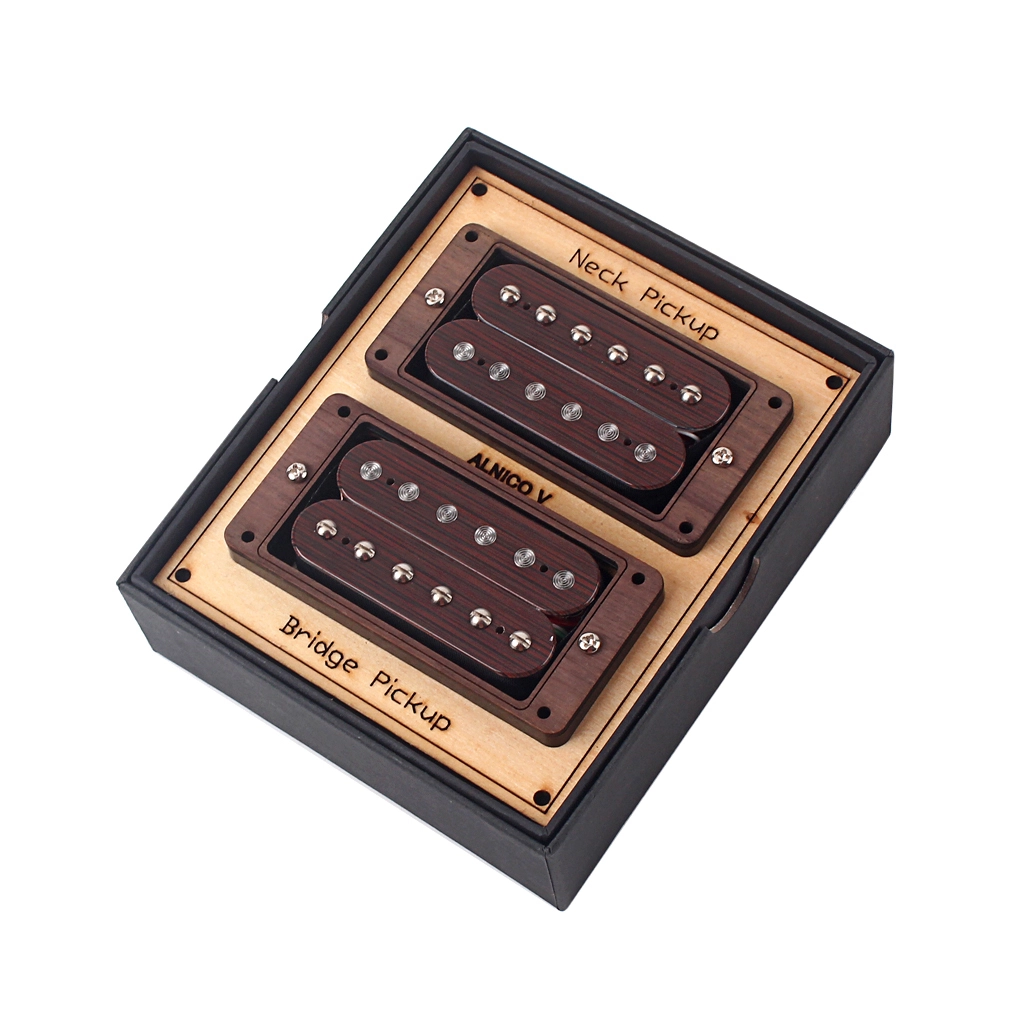 Wholesale customization double coil guitar pickup set with hot tone for Les Paul  electric guitar with mounting screws 1