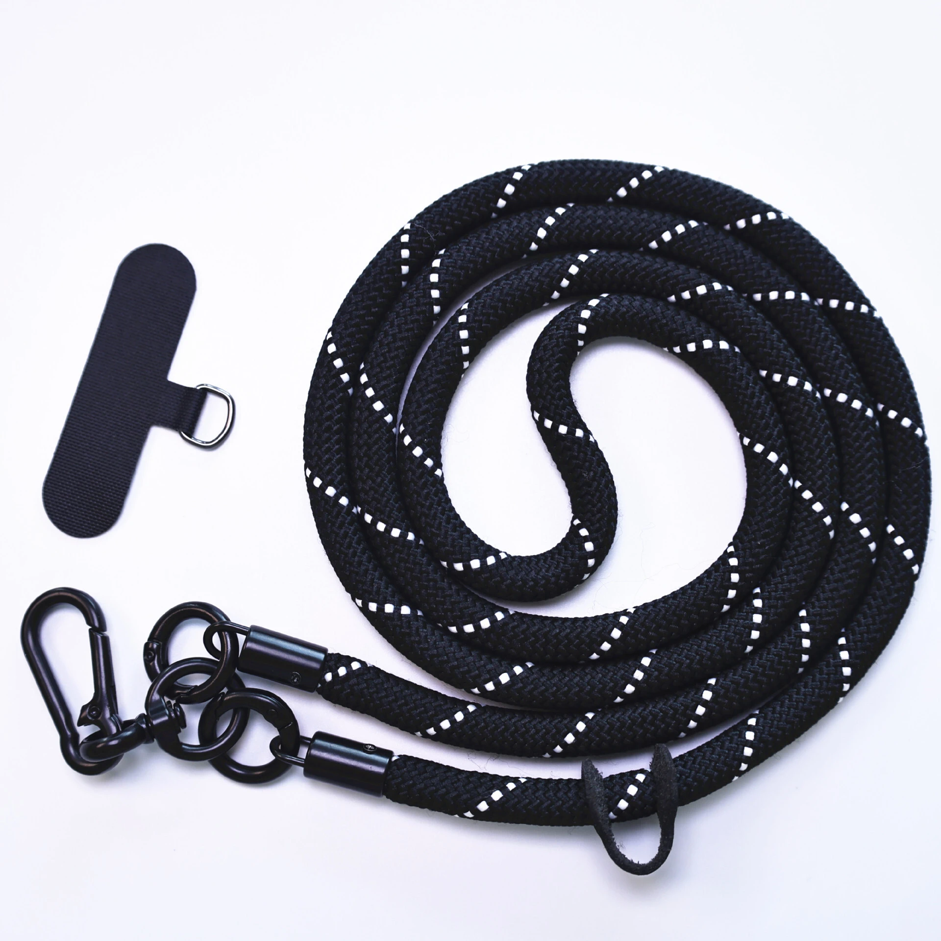 Factory Custom Universal Nylon Cell Phone Lanyard Strap with Convenient Patch 1