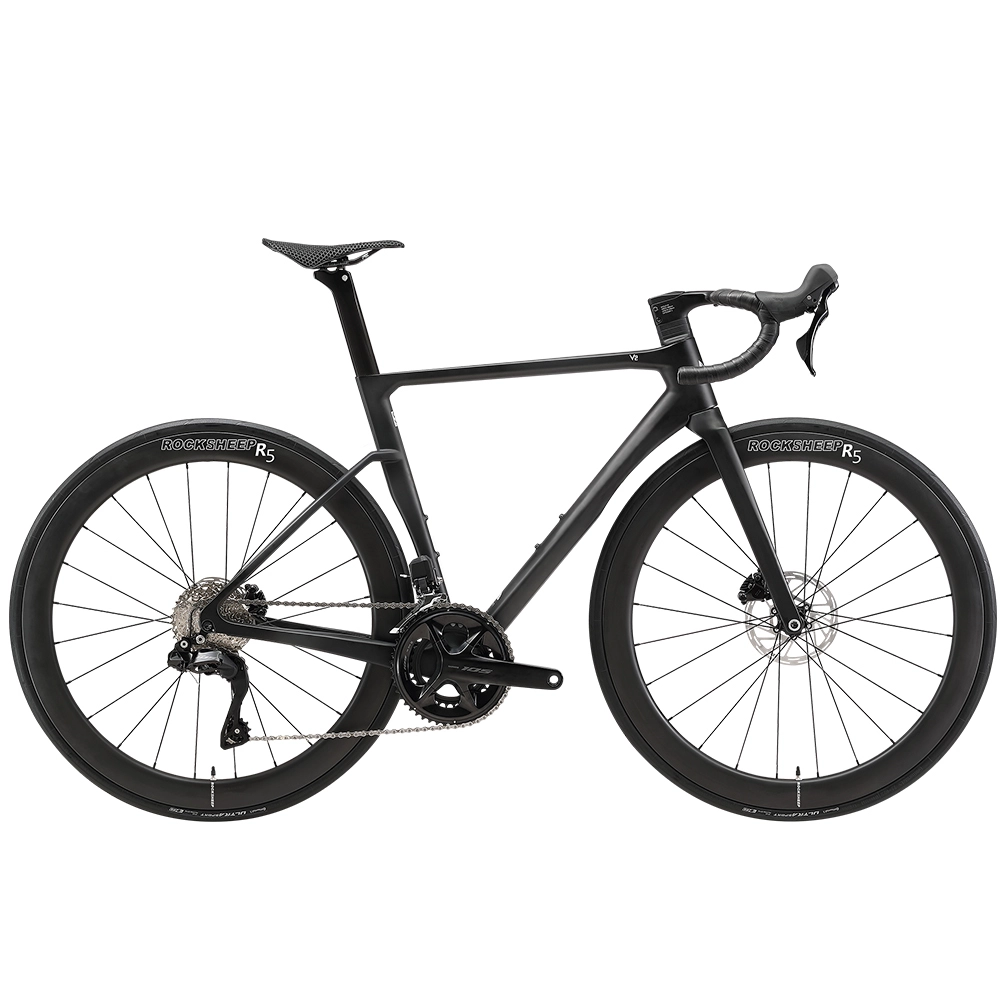 Carbon Fiber Road Bike Flat Mounted Disc Brake SHIMANO 105 R7150 Transmission-V4 1