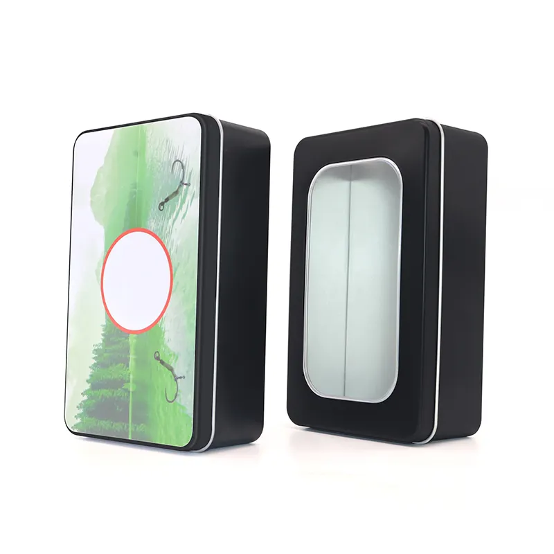 Hinged Tin Box Pearl Cotton by XPD 6