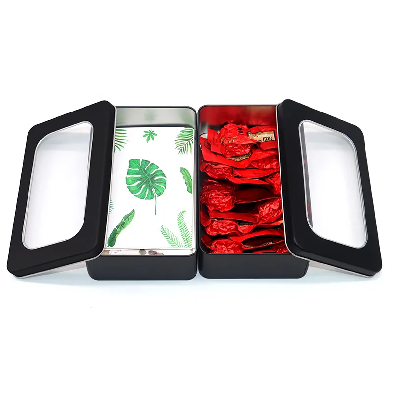 Hinged Tin Box Pearl Cotton by XPD 4