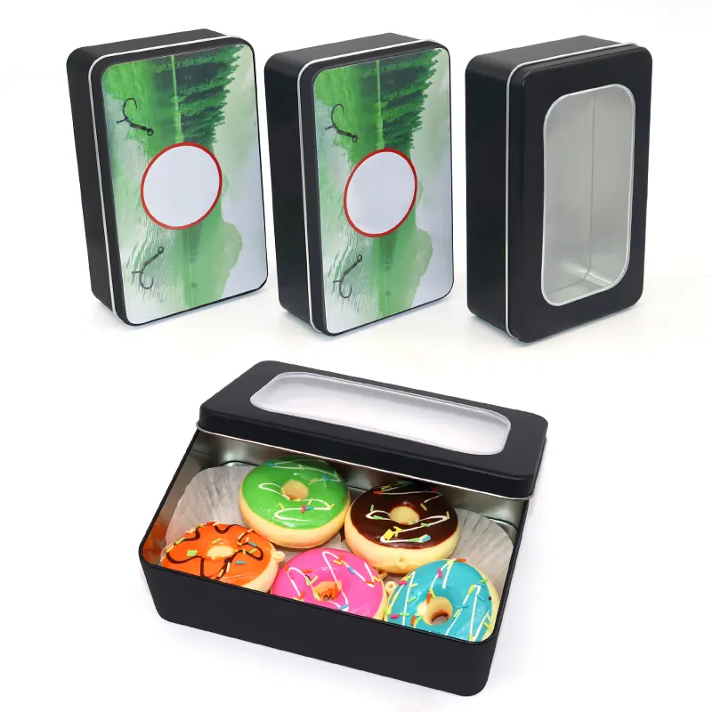 Hinged Tin Box Pearl Cotton by XPD 2