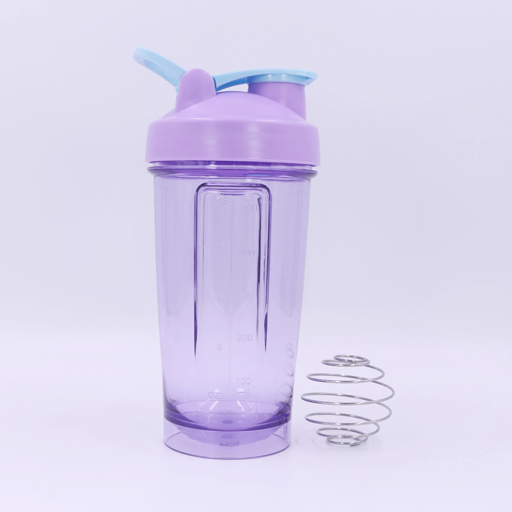 Kolorowy przenośny shaker do ćwiczeń KingLine 500ML z uchwytem do ćwiczeń 1