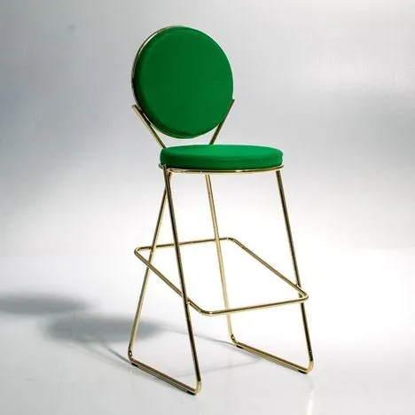 Nordic vintage style dining chair Modern simple dining chair bar chair 1