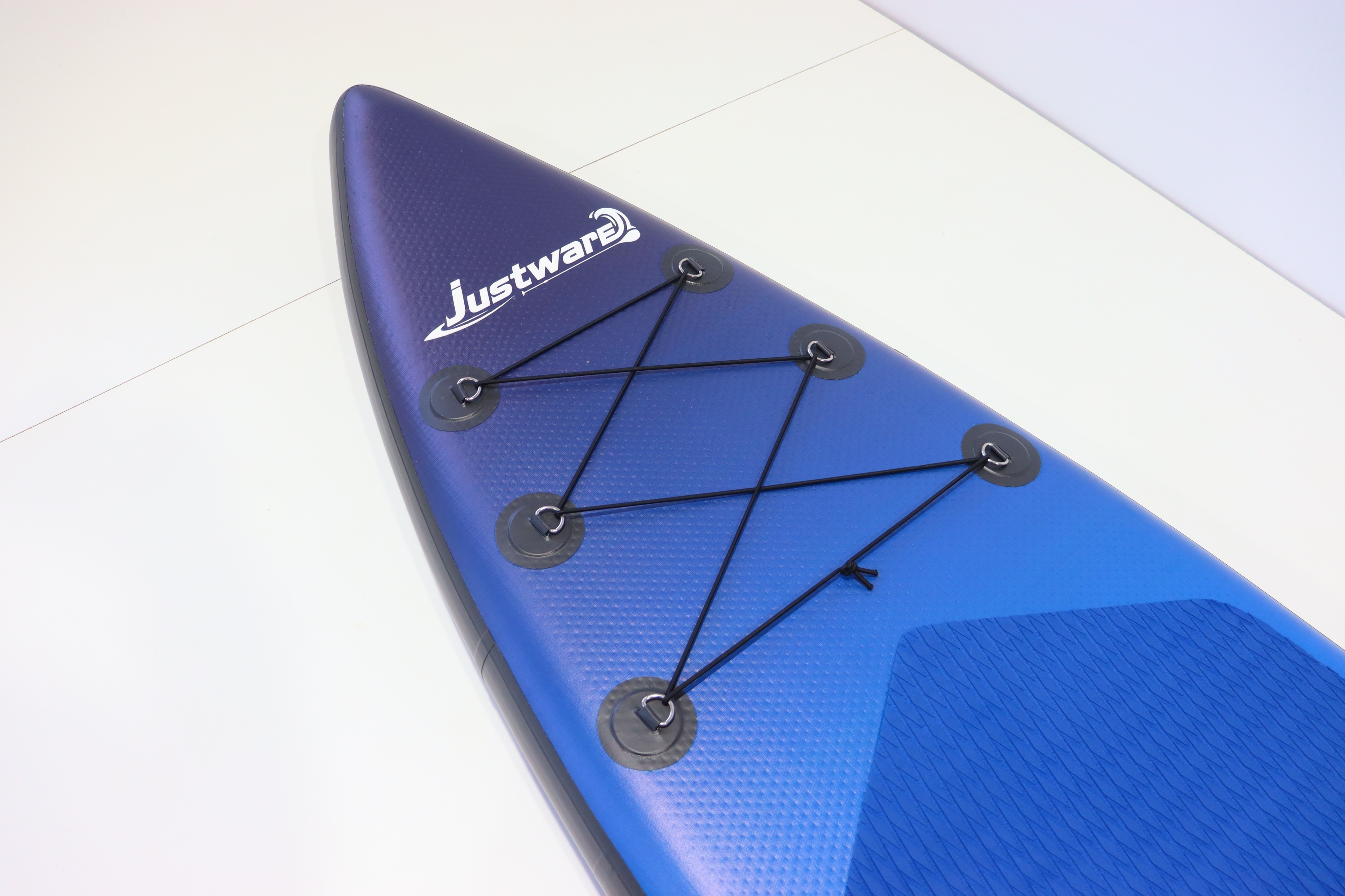 Planche de Stand Up Paddle gonflable personnalisée de 320cm, bleue avec accessoires 5