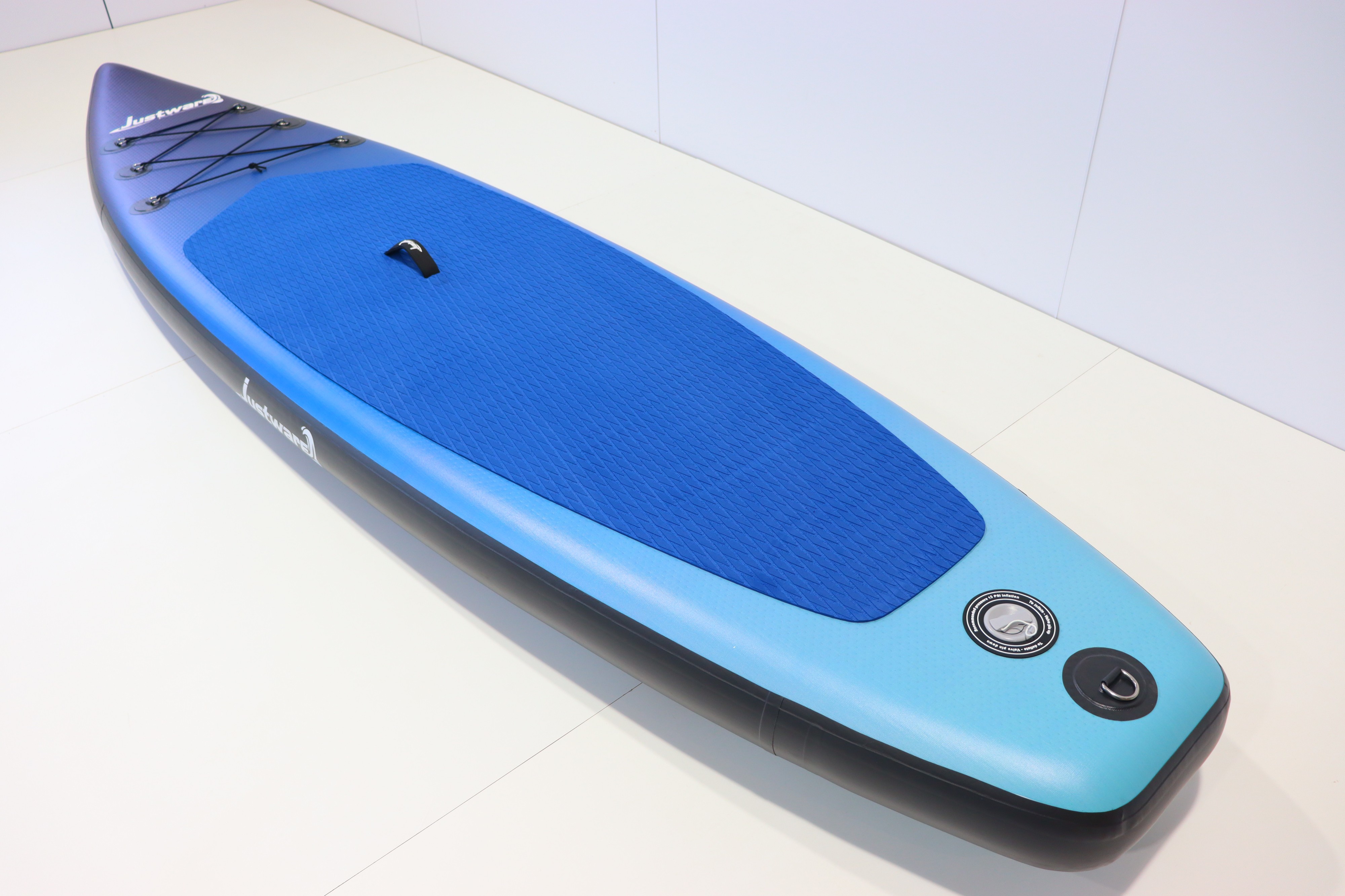 Planche de Stand Up Paddle gonflable personnalisée de 320cm, bleue avec accessoires 4