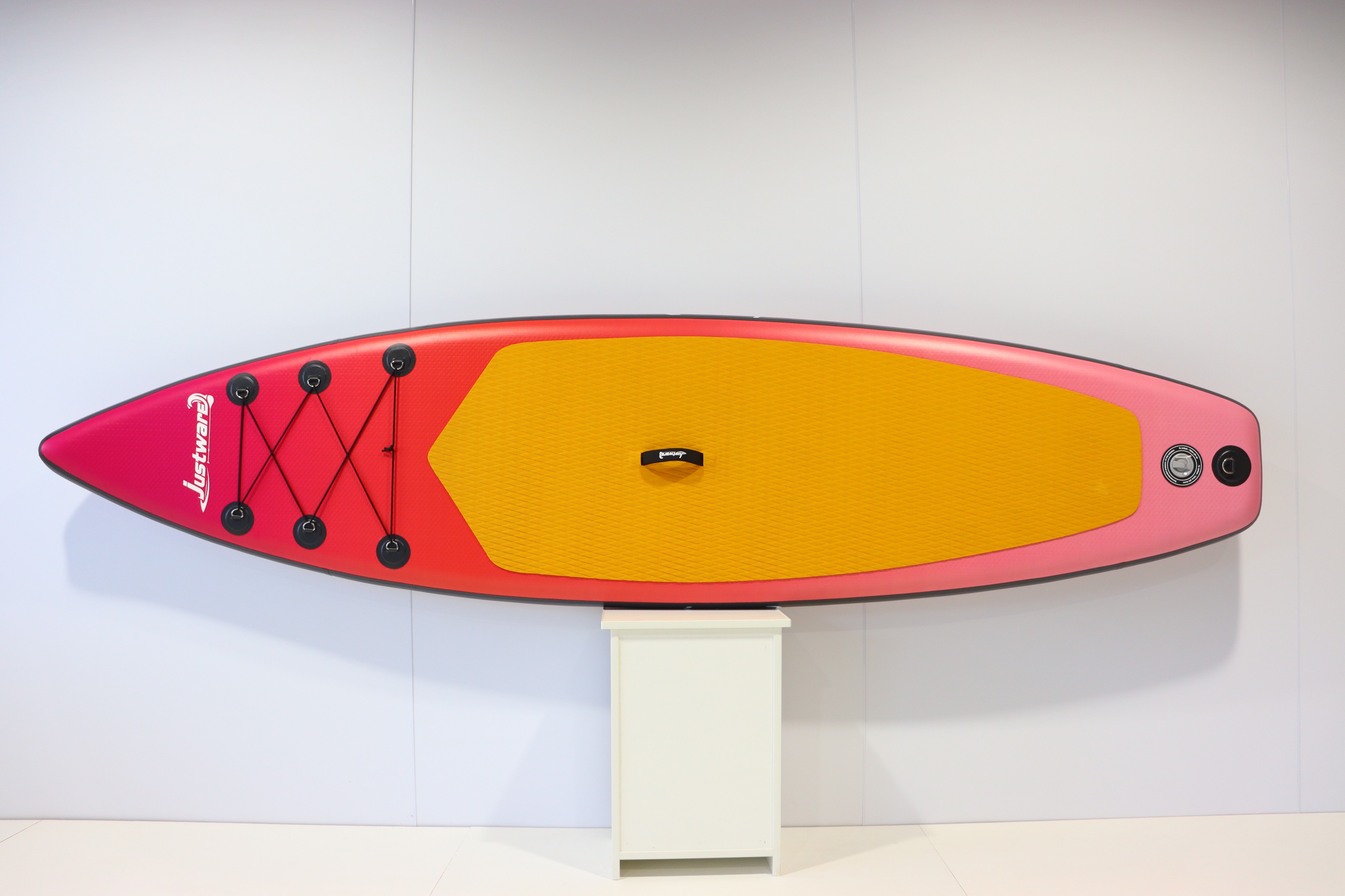 Tabla de Stand Up Paddle de alto rendimiento para deportes acuáticos, color rojo personalizado 4
