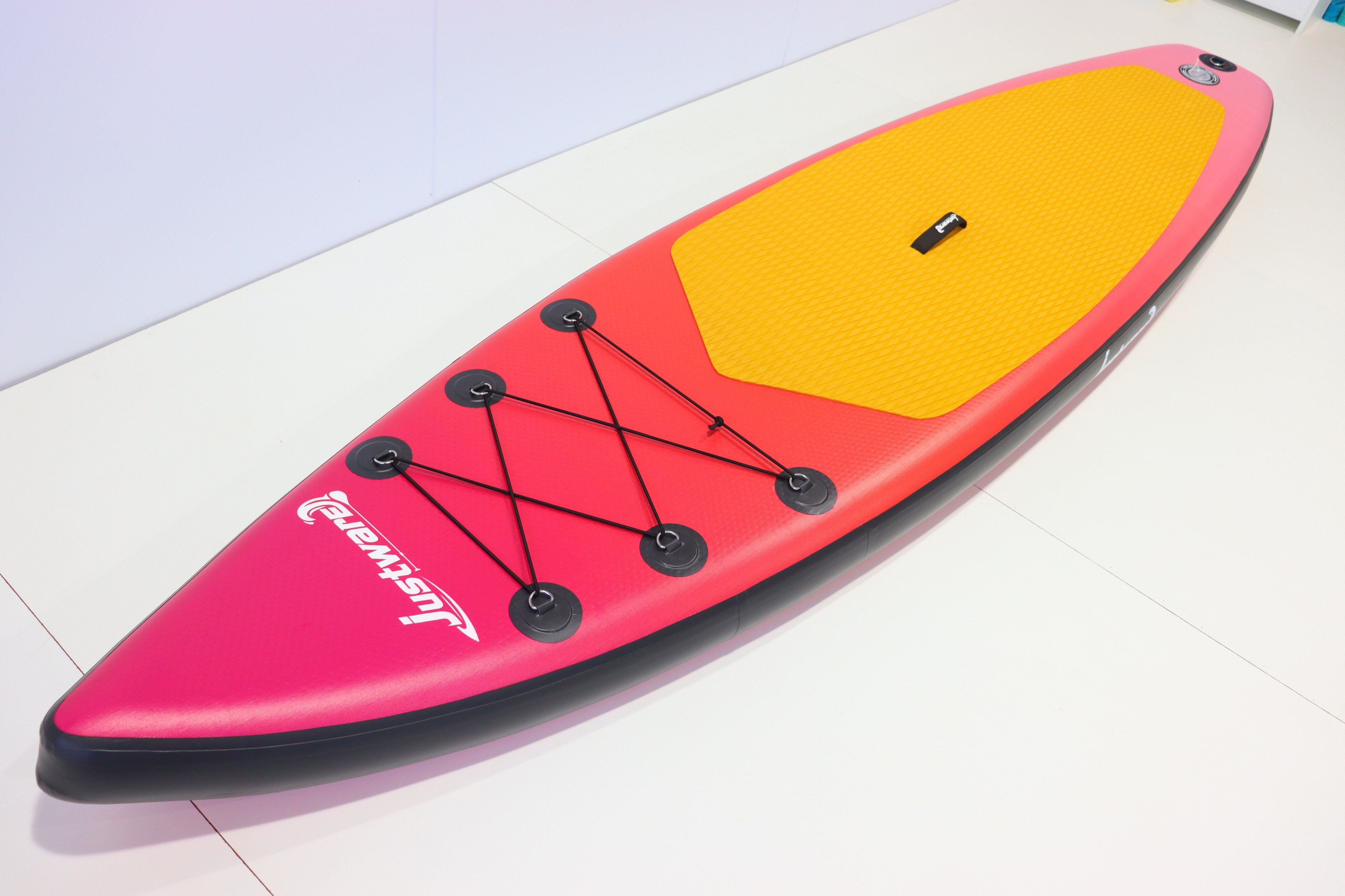 Tabla de Stand Up Paddle de alto rendimiento para deportes acuáticos, color rojo personalizado 3