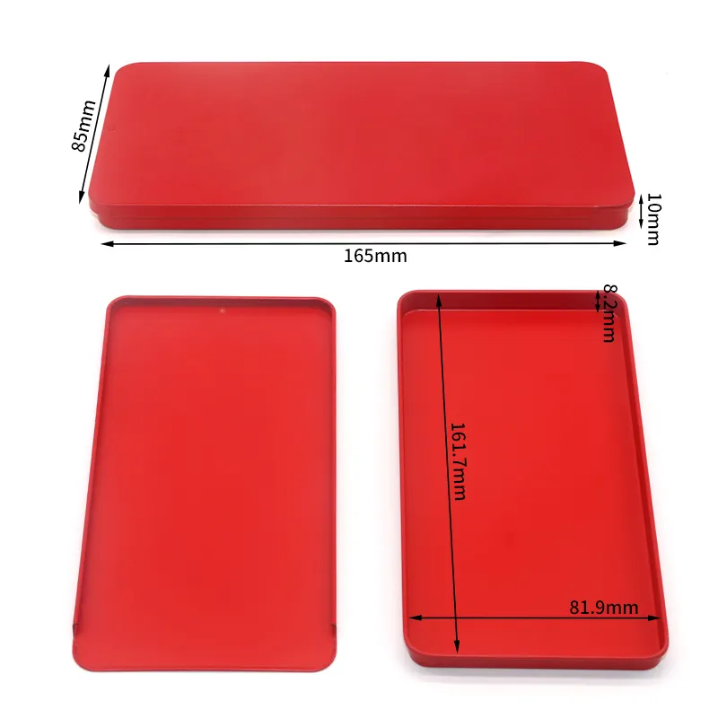 Large Rectangular Tin Containers Yes by XPD 3