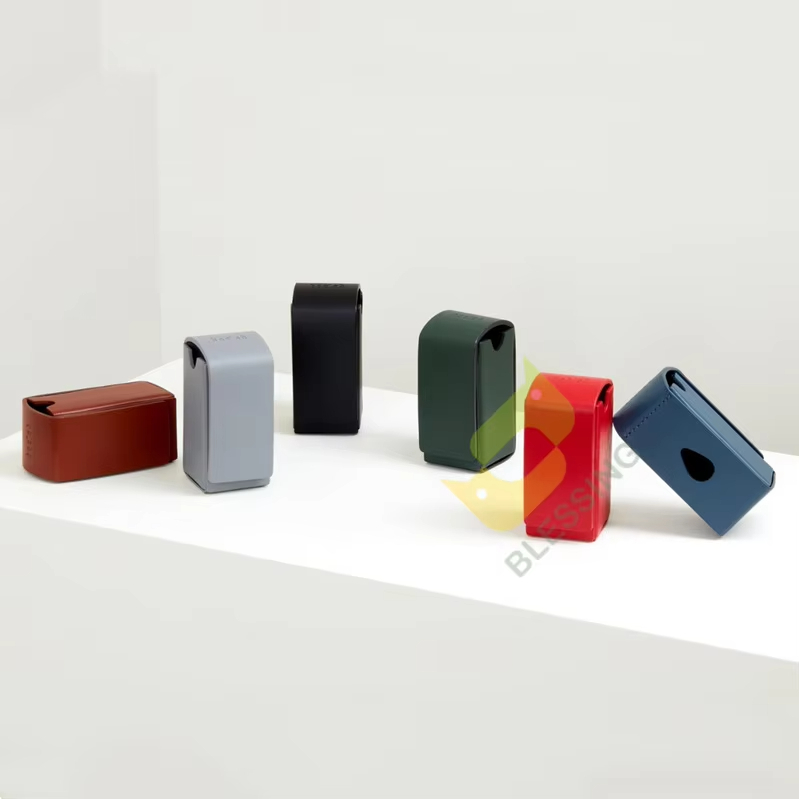 Groothandel lichte luxe lederen hondenkakzak Outdoor lederen hondenkakzakhouder Dispenser Hondenkakzakhouder 1