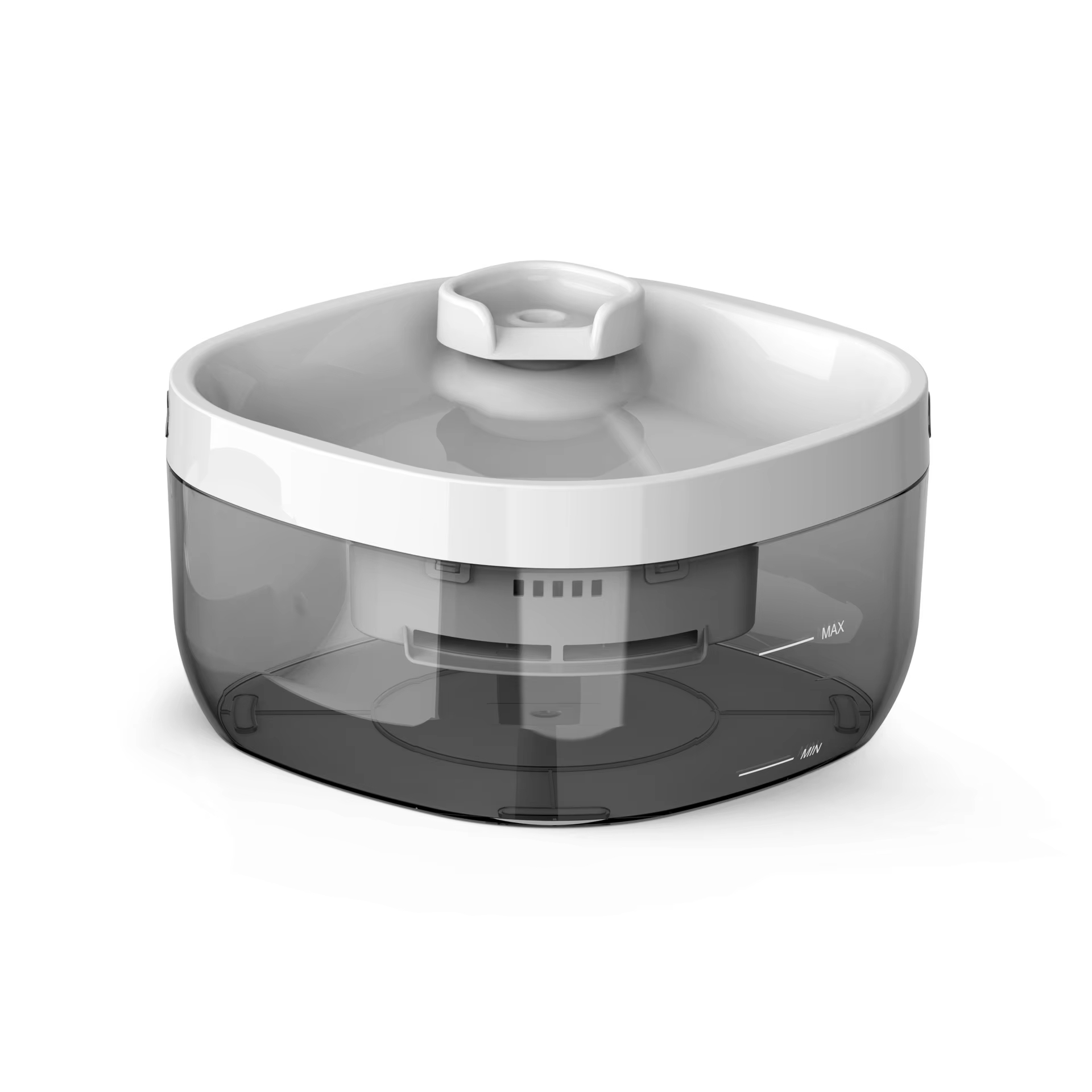 OEM Automatic Pet Water Fountain 7l Large Capacity Cat Drinking Fountain Water Separation Wireless Induction 1