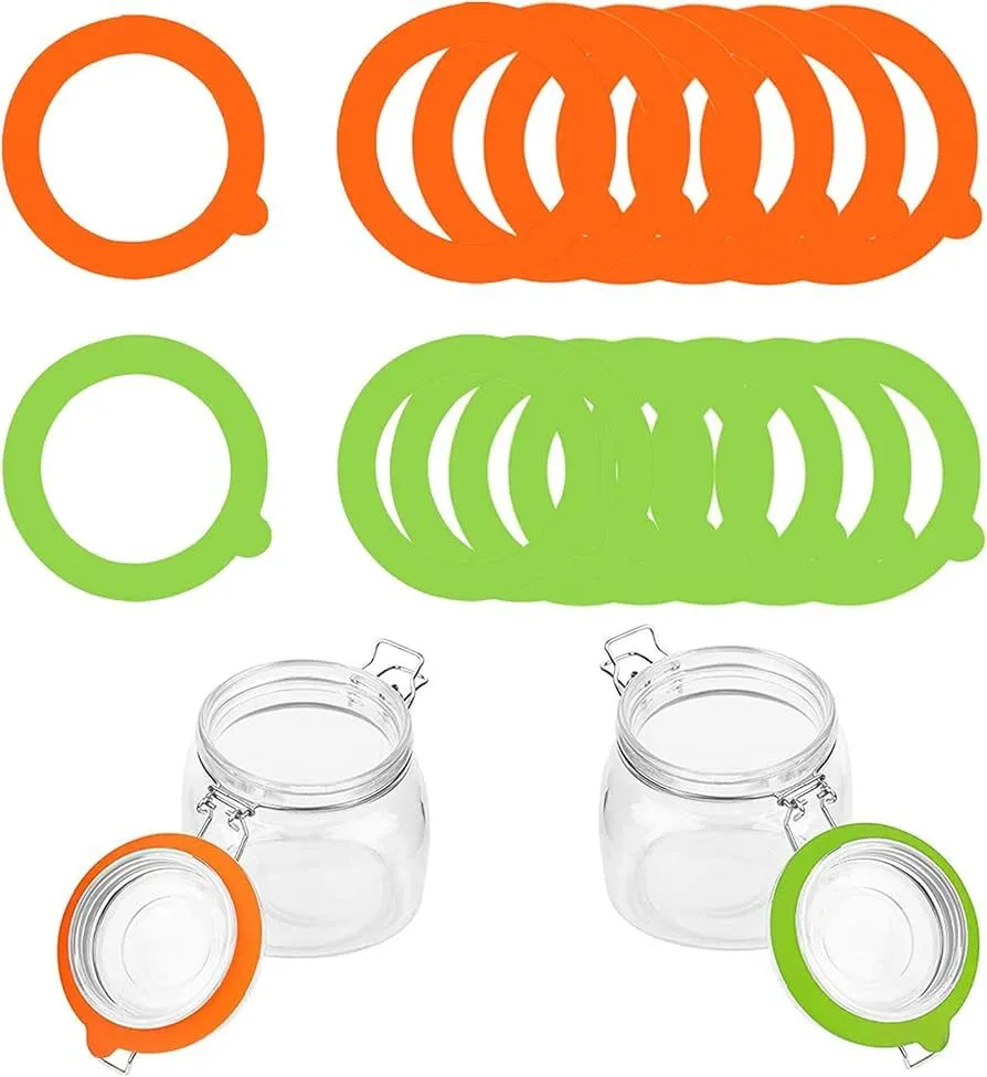 Rubber Seals for Glass Jars: Replacement Seals for Storage Jars & Mason Jar Seals 1