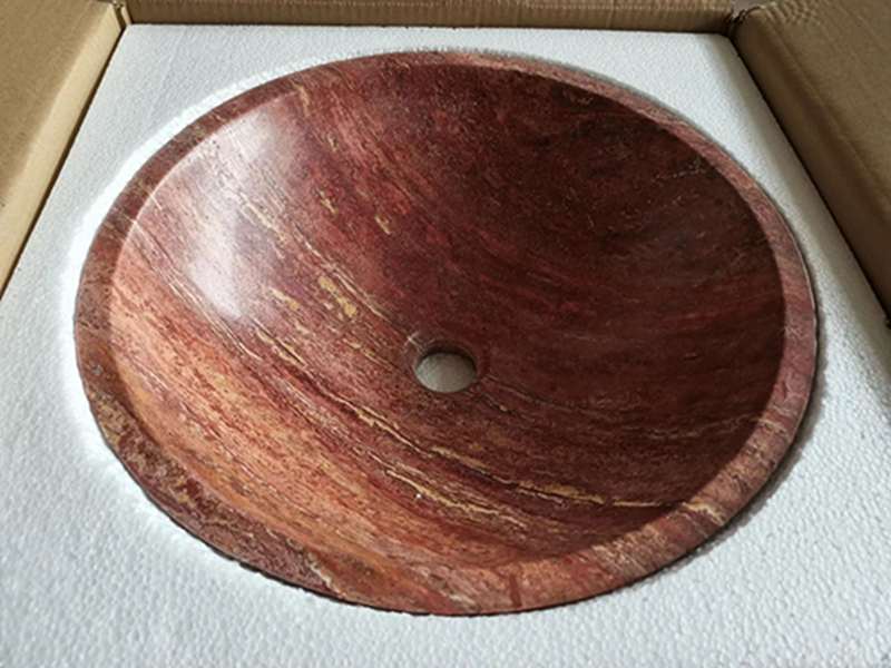 Lavatório de mármore de várias cores personalizado 1