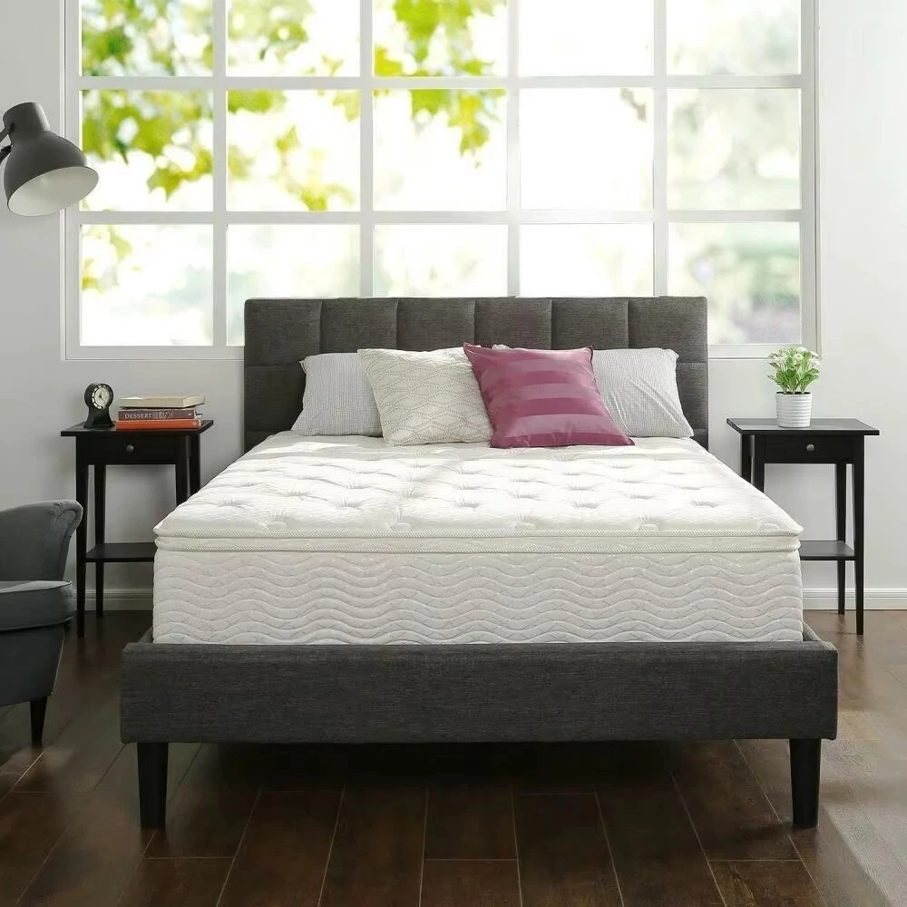 Superior Comfort Goedkoop Hotel Gebruikte Pocket Spring Vacuum Roll Up Hipo-allergene kussing top skuim matras in 'n boks JN-S066 1